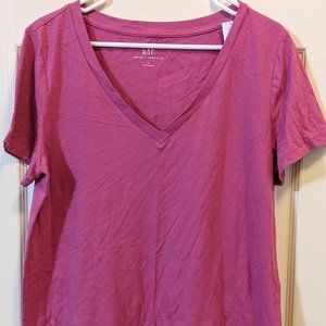 Women's NWT Gap 100% Cotton V-neck Tee XL